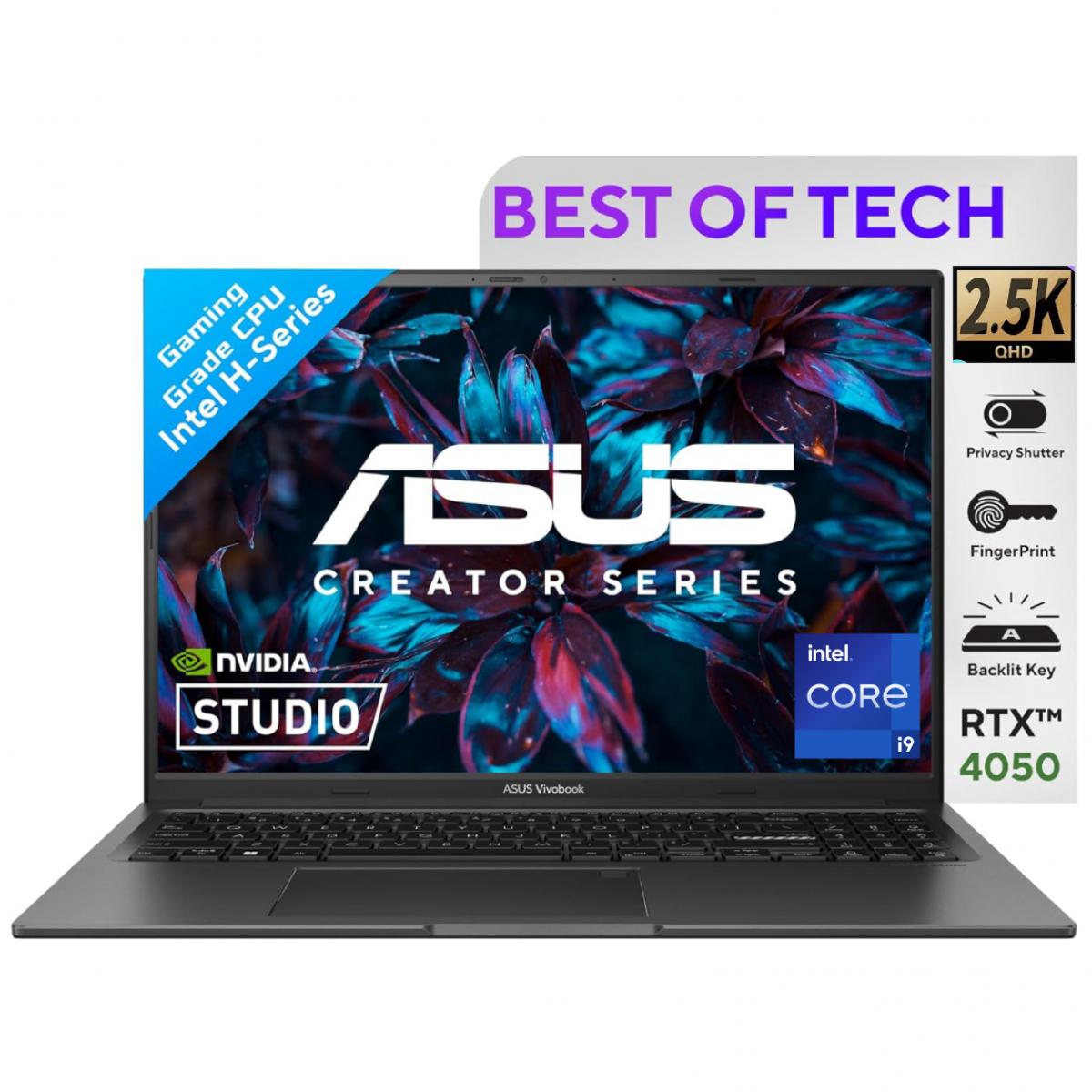 ASUS Vivobook 16X Creator i9 + RTX 4050 + 2K photo 