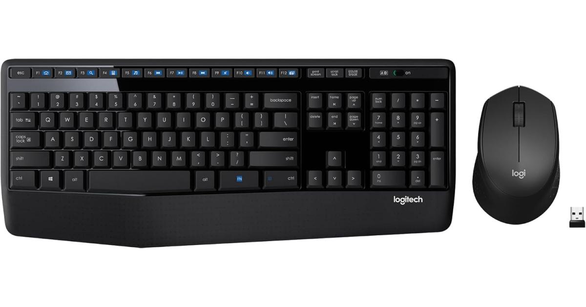 Logitech MK345 Wireless Keyboard and Mouse Combo photo 