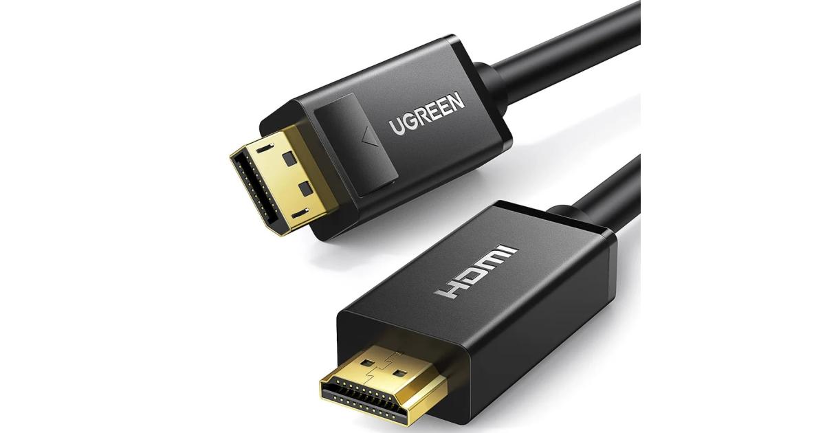 UGREEN 10204 DisplayPort 1.2 to HDMI Cable 4K@30Hz 5M photo 