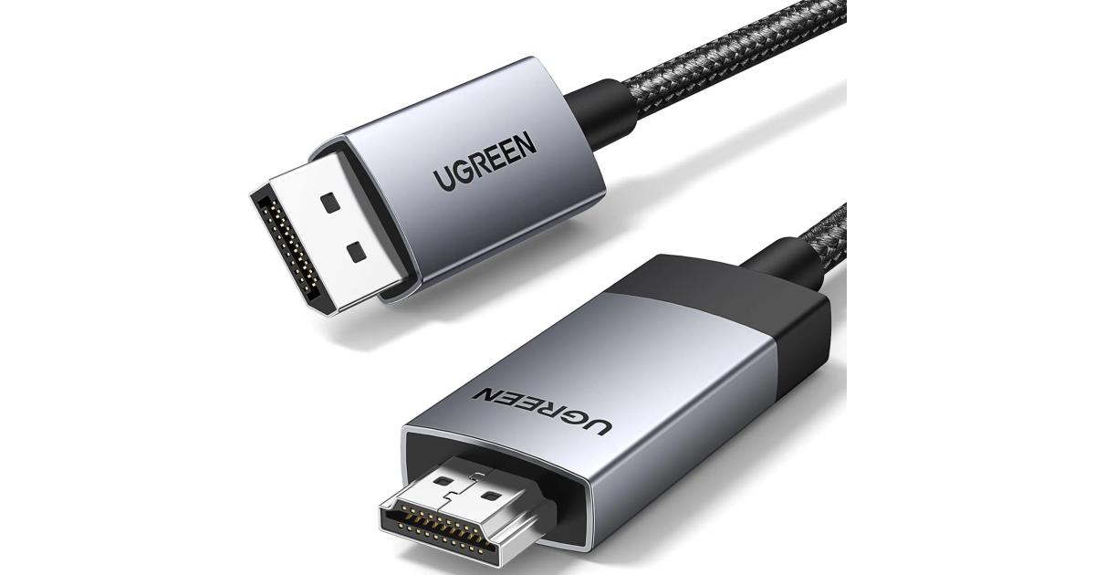 UGREEN DP119 DisplayPort 1.2 to HDMI 2.0 Cable 4K@60Hz 3M photo 
