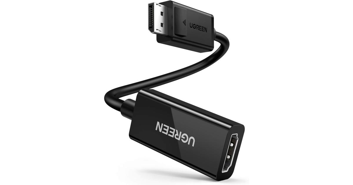 UGREEN MM137 DisplayPort to HDMI Adapter 4K@60Hz Male to Female photo 