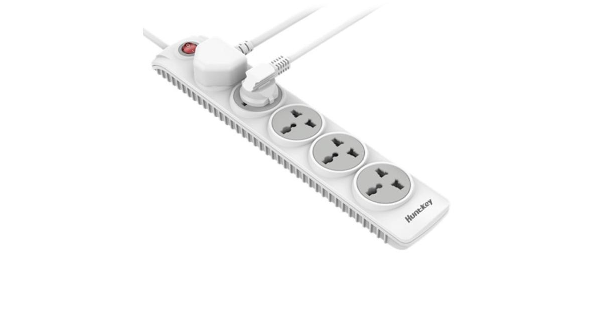 Huntkey SZN501 Power Strip Surge 5 Universal AC Sockets 3M photo 