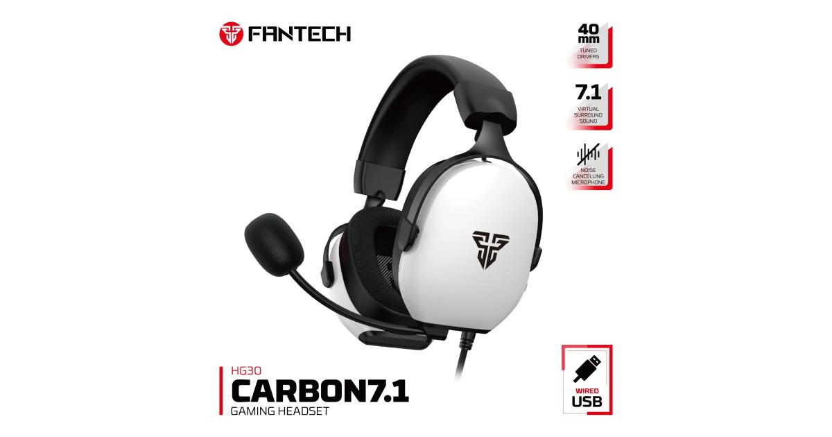 Fantech HG30 7.1 Virtual Surround Gaming Headset White photo 