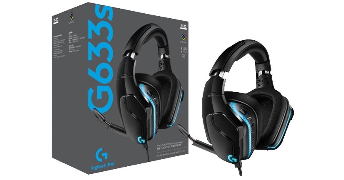 Logitech G633s RGB Wired Gaming Headset 7.1 Surround Sound photo 