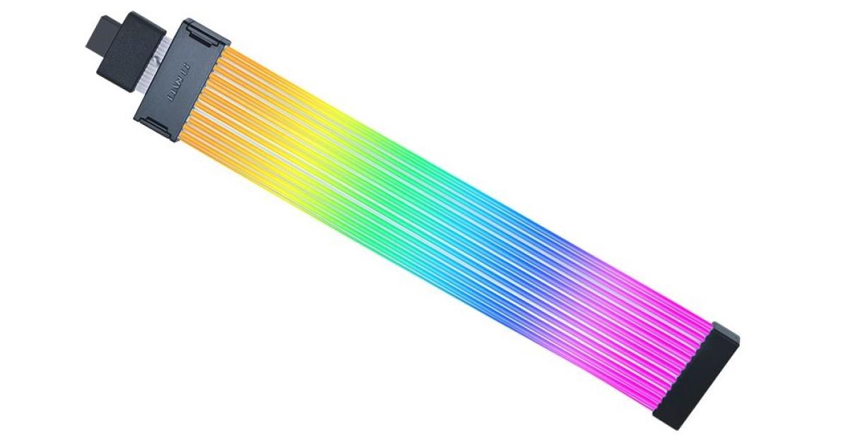 Lian Li Strimer Wireless 16-12 Addressable 90° RGB Extension Cables For 12VHPWR RTX GPUs photo 