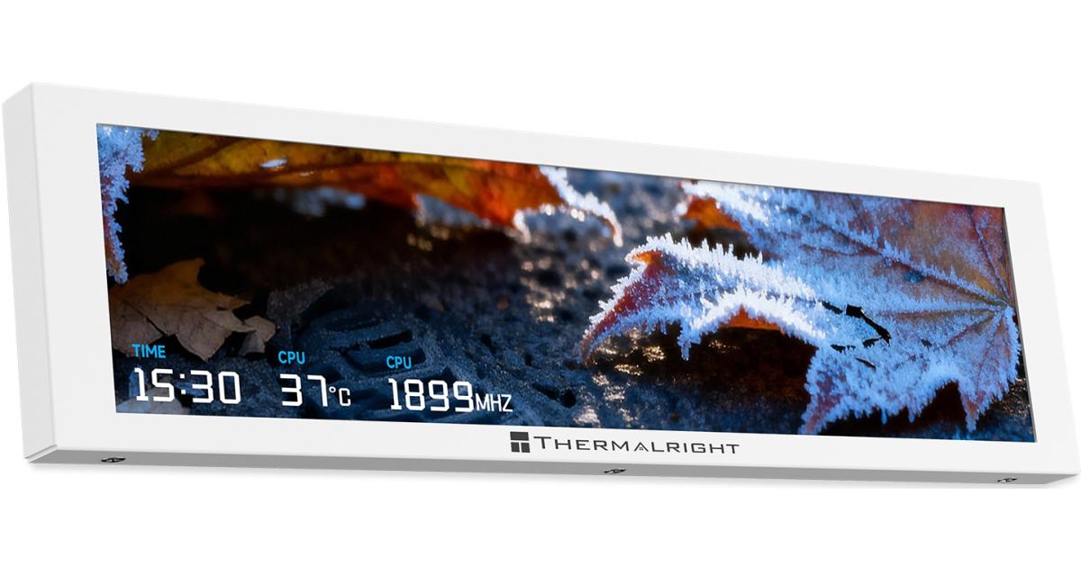 Thermalright Trofeo Vision 9.16 IPS LCD White - 1920x480 USB Type-C photo 