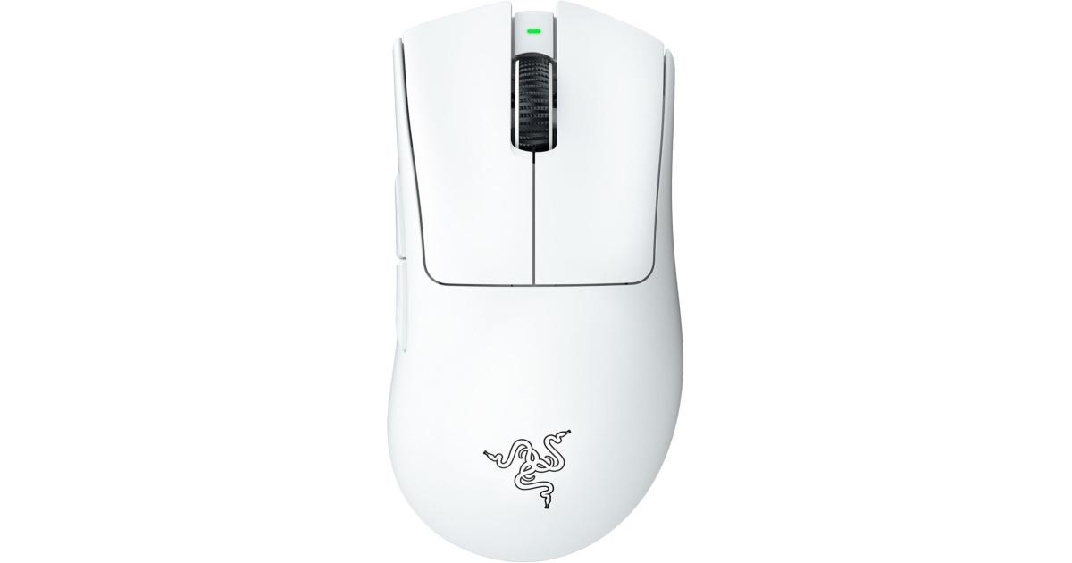 Razer DeathAdder V3 Pro Wireless Gaming Mouse - 64g Lightweight 30K DPI - White photo 