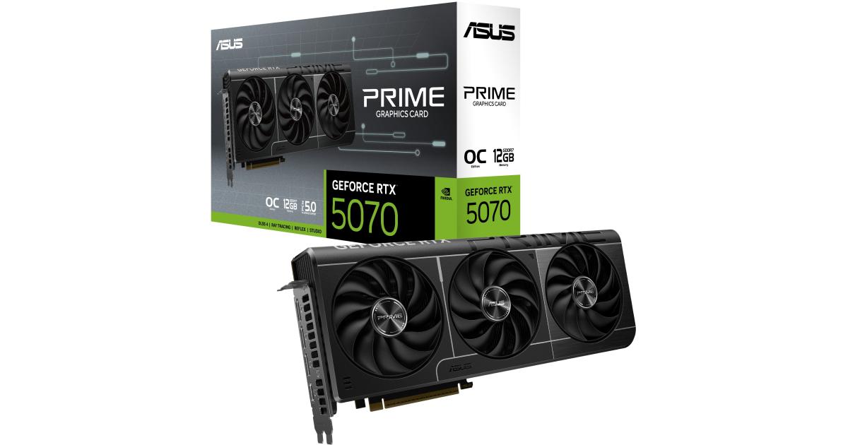 ASUS PRIME Gaming GeForce RTX 5070 OC Edition 12GB GDDR7 photo 