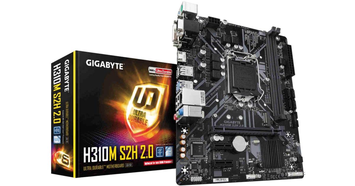 GIGABYTE H310M S2H 2.0 MicroATX Motherboard photo 
