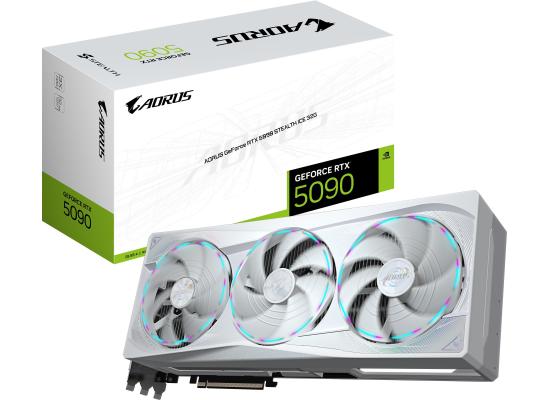 GIGABYTE AORUS GeForce RTX 5090 MASTER STEALTH ICE 32GB GDDR7 photo 