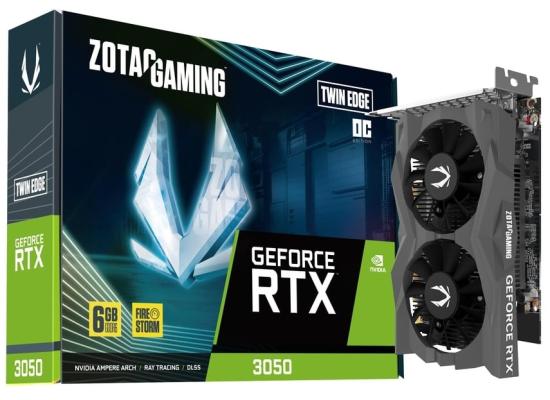 ZOTAC GAMING GeForce RTX 3050 Twin Edge OC 6GB GDDR6