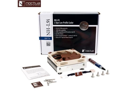 Noctua NH-L9i Premium Low-Profile CPU Cooler Intel LGA115x Brown photo 