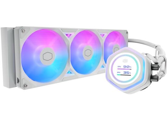 Cooler Master MasterLiquid ATMOS II 360 LCD White ARGB photo 