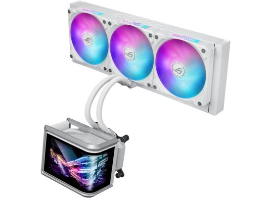 ASUS ROG Ryuo IV SLC 360 ARGB 6.67 AMOLED 3D Curved Display White photo 