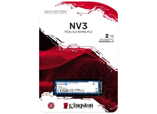 Kingston NV3 2TB M.2 NVMe PCIe 4.0 SSD - 6000/5000 MB/s photo 