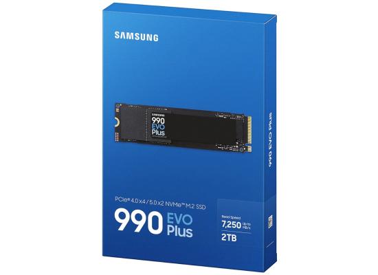 Samsung 990 EVO PLUS 2TB PCIe 4.0 NVMe M.2 SSD - 7250/6300 MB/s photo 