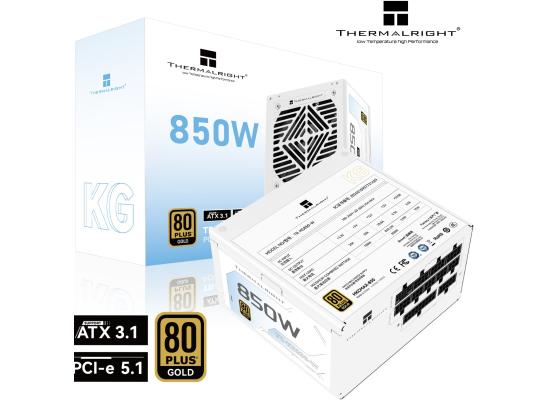 Thermalright KG-850-W 850W 80 Plus Gold Full Modular Power Supply White photo 