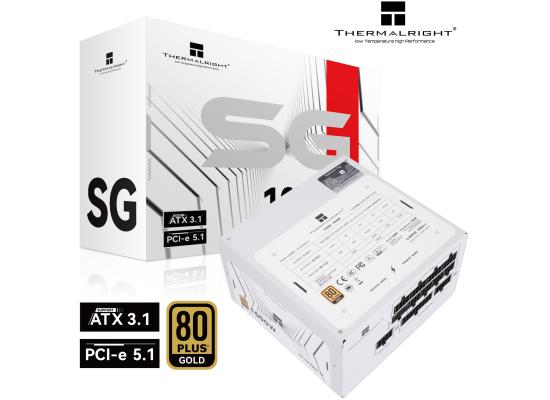 Thermalright SG-1000-W 1000W 80 Plus Gold Full Modular Power Supply White photo 