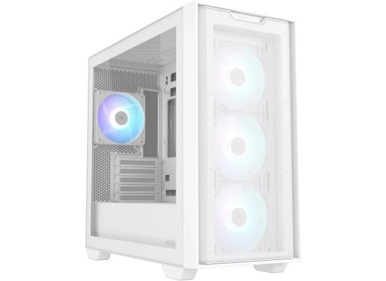 ASUS A21 PLUS White Micro-ATX ARGB Mid Tower 4x 120mm ARGB Fans photo 