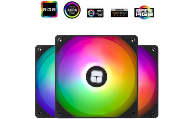Thermalright TL-C12C-S X3 Black 3PIN ARGB 120mm Cooling Fan Kit 3-Pack photo 