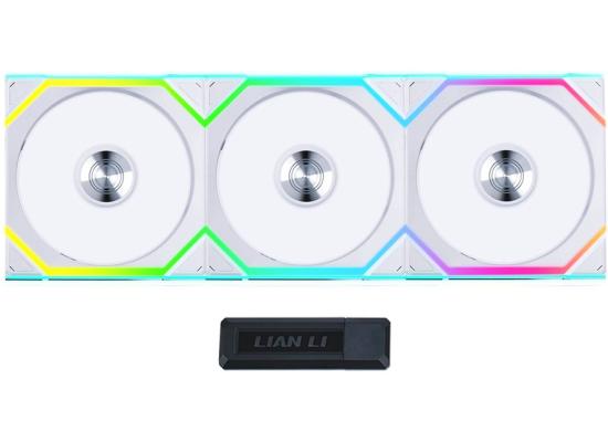 Lian Li UNI FAN SL Wireless 120 Kit White Triple Pack photo 