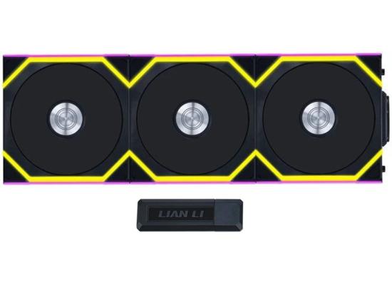 Lian Li UNI FAN SL Wireless 120 Kit Black Triple Pack photo 