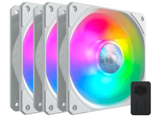 Cooler Master SickleFlow 120 ARGB White Edition 3-Pack photo 